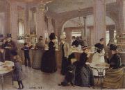 the Patisserie Gloppe on the Champs-Elysees Jean Beraud